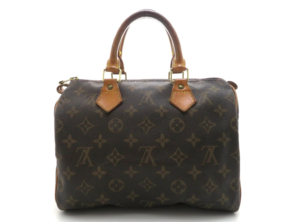 Louis Vuitton Monogram Handbag Speedy Brown
